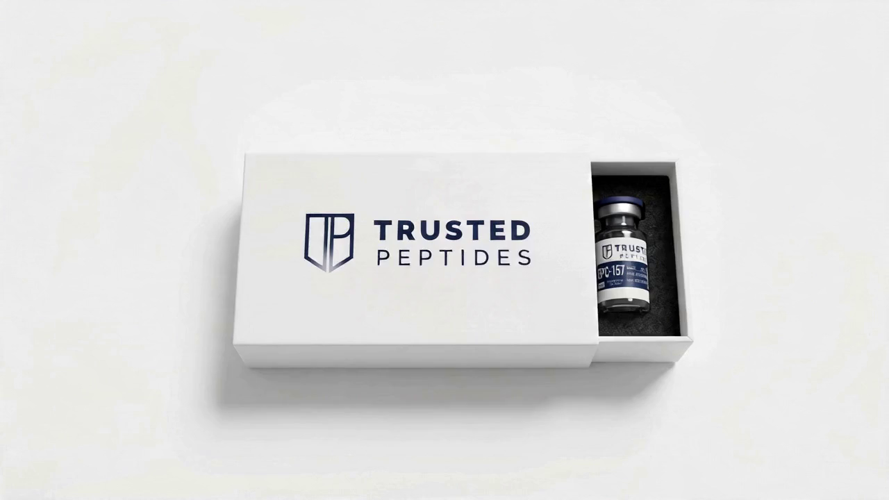 Trusted Peptides research product packaging